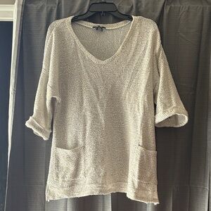 Robert Louis Cream Knit Top